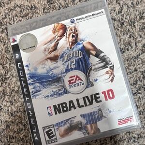 PlayStation 3 game NBA live 10